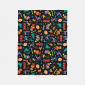 Sesamstraße | Niedliches Halloween-Muster Fleecedecke (Vorderseite)