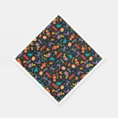 Sesamstraße | Niedliches Halloween-Muster Serviette (Ecke)