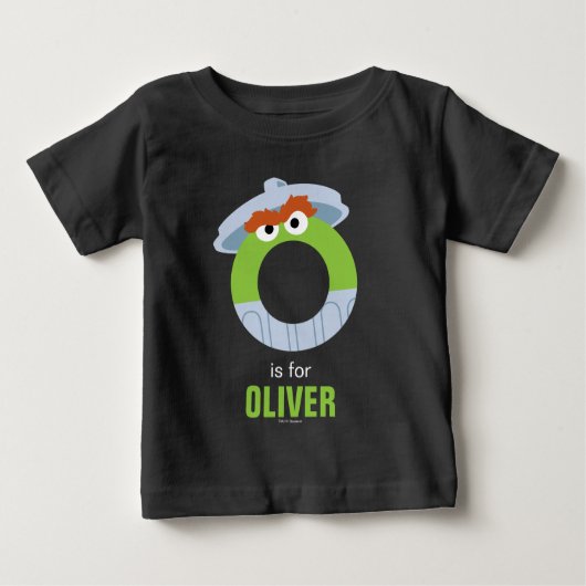Sesamstraße | O ist für Oscar Baby T-shirt (Vorderseite)