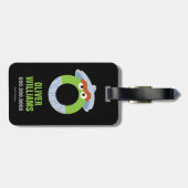 Sesamstraße | O ist für Oscar Gepäckanhänger (Rückseite horizontal)