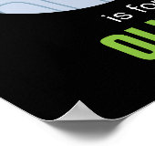 Sesamstraße | O ist für Oscar Poster (Ecke)