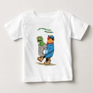 Sesamstraße Oscar & Bruno der Müllmann Baby T-shirt