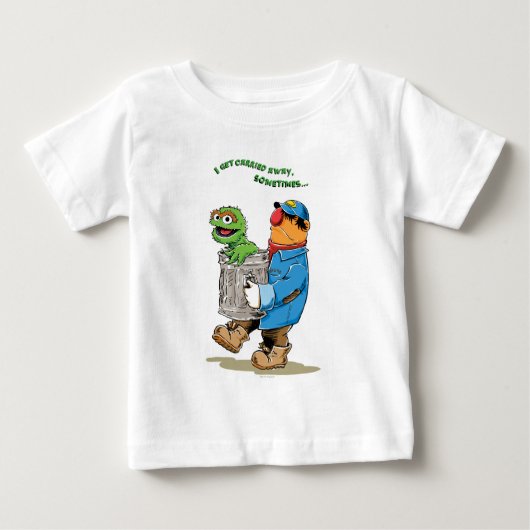 Sesamstraße | Oscar & Bruno der Müllmann Baby T-shirt (Vorderseite)