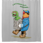 Sesamstraße | Oscar & Bruno der Müllmann Duschvorhang (Vorderseite)