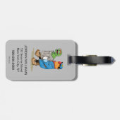 Sesamstraße | Oscar & Bruno der Müllmann Gepäckanhänger (Rückseite horizontal)