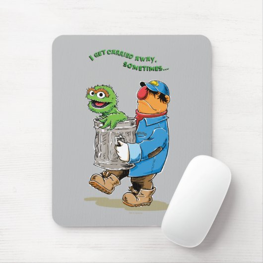 Sesamstraße | Oscar & Bruno der Müllmann Mousepad (Mit Mouse)