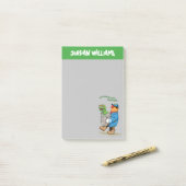 Sesamstraße | Oscar & Bruno der Müllmann Post-it Klebezettel (Auf Schreibtisch)