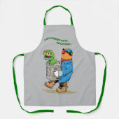 Sesamstraße | Oscar & Bruno der Müllmann Schürze (Vorderseite)