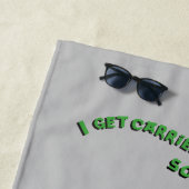 Sesamstraße | Oscar & Bruno der Müllmann Strandtuch (Beispiel)