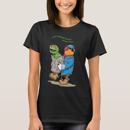 Sesamstraße | Oscar & Bruno der Müllmann T-Shirt (Vorderseite)