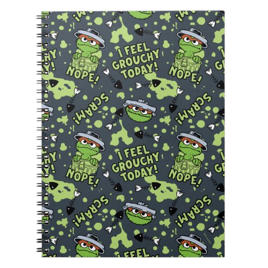 Sesamstraße | Oscar das Grouch Phrase Muster Notizblock (Vorderseite)