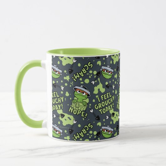 Sesamstraße | Oscar das Grouch Phrase Muster Tasse (Links)