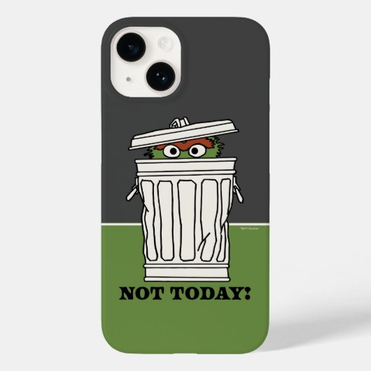 Sesamstraße | Oscar der Grouch nicht heute! Case-Mate iPhone Hülle (Rückseite)