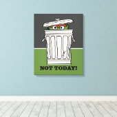 Sesamstraße | Oscar der Grouch nicht heute! Leinwanddruck (Insitu (Holzboden))