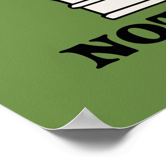 Sesamstraße | Oscar der Grouch nicht heute! Poster (Ecke)