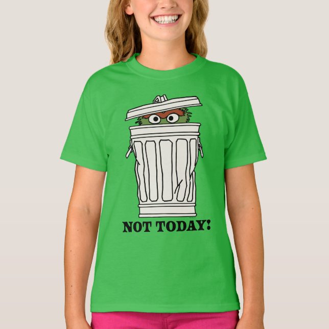 Sesamstraße | Oscar der Grouch nicht heute! T-Shirt (Vorderseite)