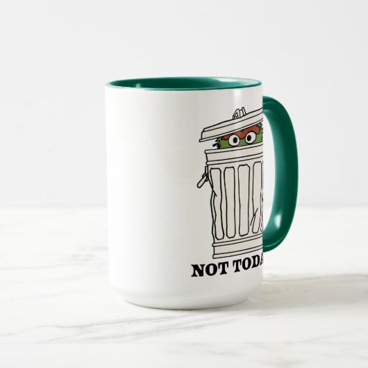 Sesamstraße | Oscar der Grouch nicht heute! Tasse (VorderseiteRechts)