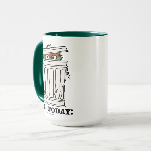 Sesamstraße | Oscar der Grouch nicht heute! Tasse (Vorderseite Links)