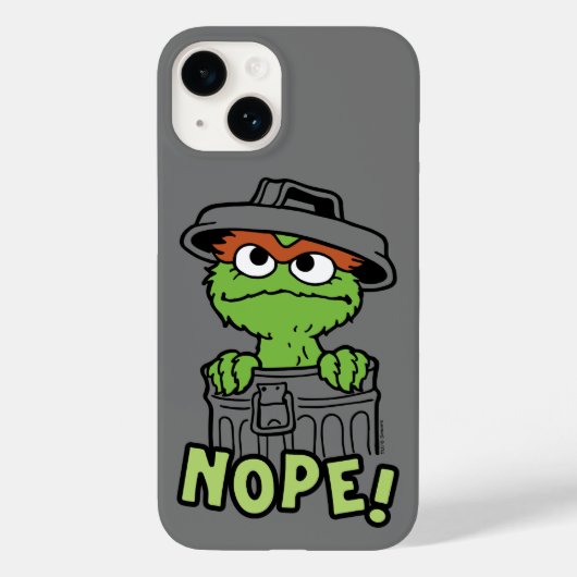 Sesamstraße | Oscar der Grouch Nope! Case-Mate iPhone Hülle (Rückseite)