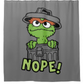 Sesamstraße | Oscar der Grouch Nope! Duschvorhang (Vorderseite)