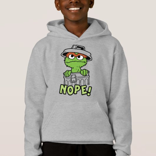 Sesamstraße | Oscar der Grouch Nope! Hoodie (Vorderseite)