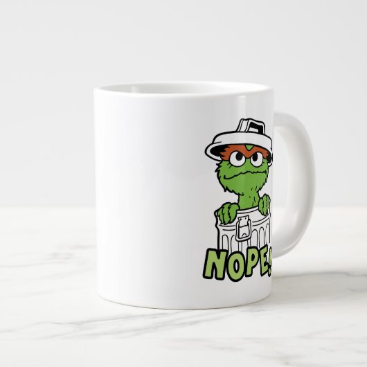 Sesamstraße | Oscar der Grouch Nope! Jumbo-Tasse (Vorderseite Rechts)