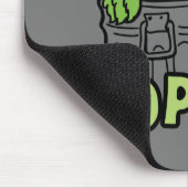 Sesamstraße | Oscar der Grouch Nope! Mousepad (Ecke)