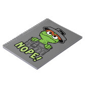 Sesamstraße | Oscar der Grouch Nope! Notizblock (Linke Seite)