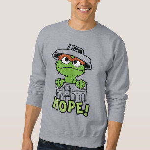 Sesamstraße Oscar der Grouch Nope! Sweatshirt