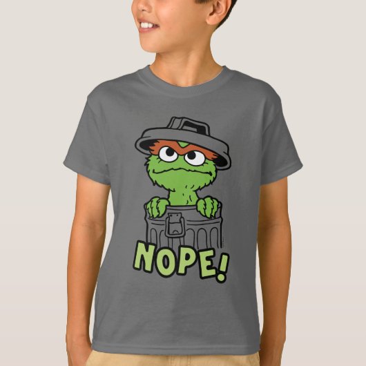 Sesamstraße | Oscar der Grouch Nope! T-Shirt (Vorderseite)