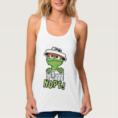 Sesamstraße | Oscar der Grouch Nope! Tank Top (Vorderseite)