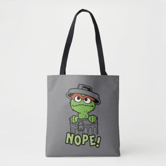 Sesamstraße | Oscar der Grouch Nope! Tasche (Vorderseite)