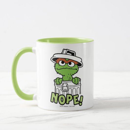 Sesamstraße | Oscar der Grouch Nope! Tasse (Links)