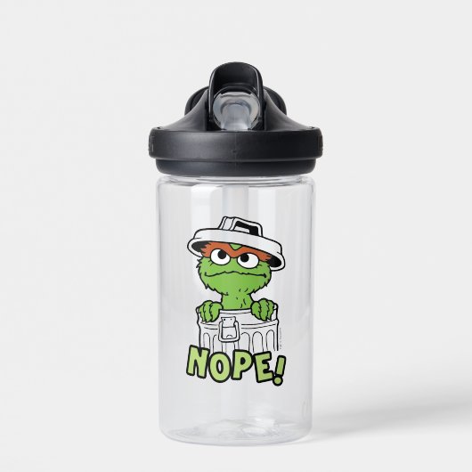 Sesamstraße | Oscar der Grouch Nope! Trinkflasche (Vorne)