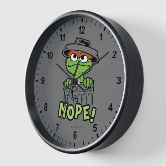 Sesamstraße | Oscar der Grouch Nope! Uhr (Winkel)