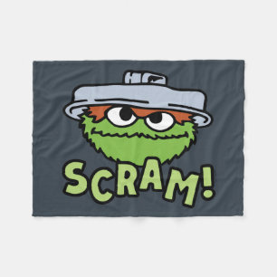 Sesamstraße Oscar der Grouch Scram! Fleecedecke