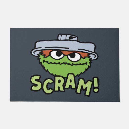 Sesamstraße | Oscar der Grouch Scram! Fußmatte (Vorderseite)