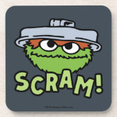 Sesamstraße | Oscar der Grouch Scram! Getränkeuntersetzer (Vorderseite)