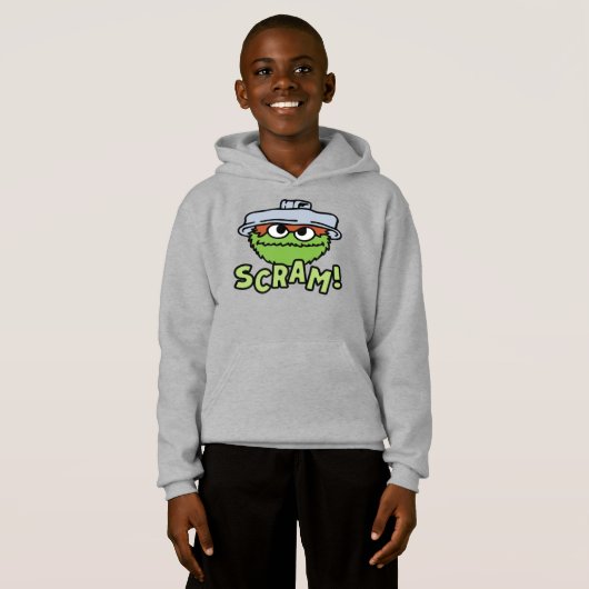 Sesamstraße | Oscar der Grouch Scram! Hoodie (Vorne ganz)