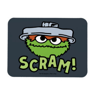 Sesamstraße Oscar der Grouch Scram! Magnet