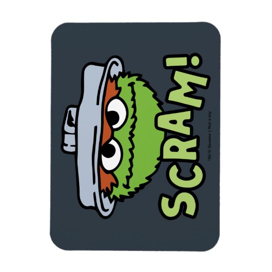 Sesamstraße | Oscar der Grouch Scram! Magnet (Vertikal)