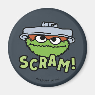 Sesamstraße Oscar der Grouch Scram! Magnet
