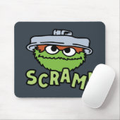 Sesamstraße | Oscar der Grouch Scram! Mousepad (Mit Mouse)