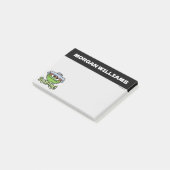 Sesamstraße | Oscar der Grouch Scram! | Name hinzu Post-it Klebezettel (angewinkelt)