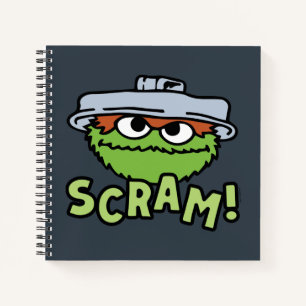 Sesamstraße Oscar der Grouch Scram! Notizblock