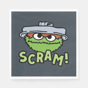 Sesamstraße Oscar der Grouch Scram! Serviette