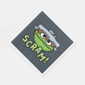 Sesamstraße | Oscar der Grouch Scram! Serviette (Ecke)