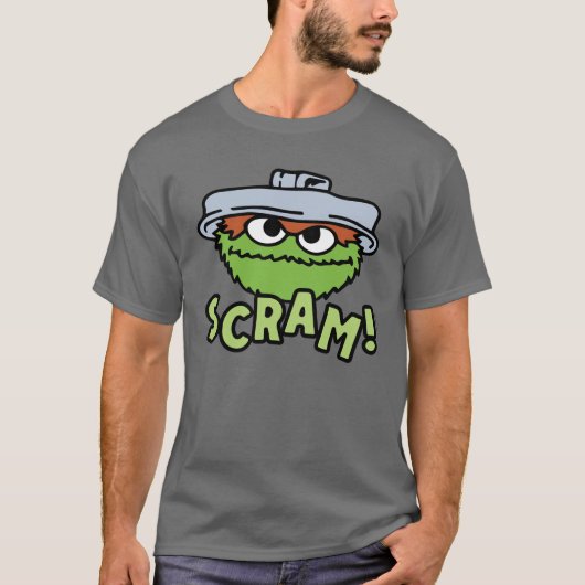 Sesamstraße | Oscar der Grouch Scram! T-Shirt (Vorderseite)