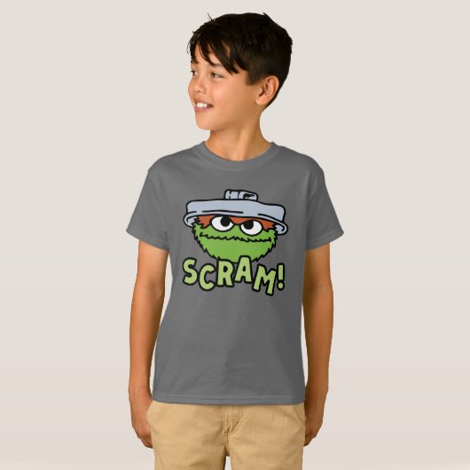 Sesamstraße | Oscar der Grouch Scram! T-Shirt (Vorne ganz)