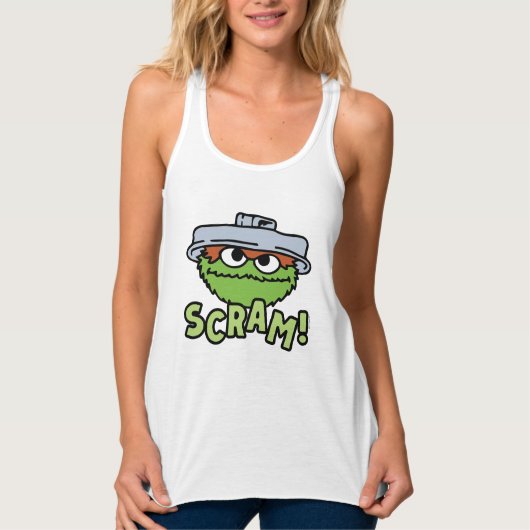 Sesamstraße | Oscar der Grouch Scram! Tank Top (Vorderseite)